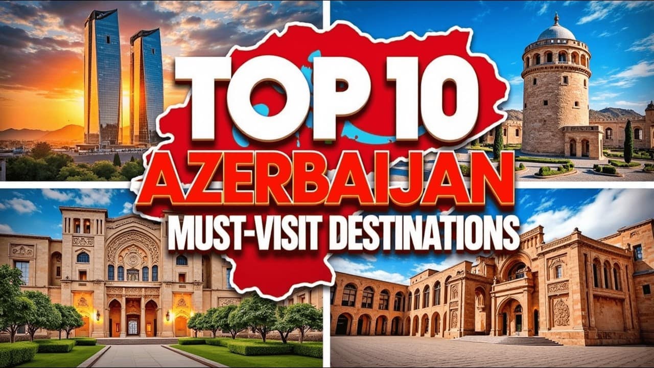 Top 10 Places to Visit in Azerbaijan 🇦🇿 | Discover the Land of Fire! 🔥✨ #azerbaijan #travelguide