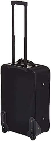 American Tourister Fieldbrook XLT Softside Upright Luggage, Black, 4-Piece Set (BB/WD/21/25 UP)