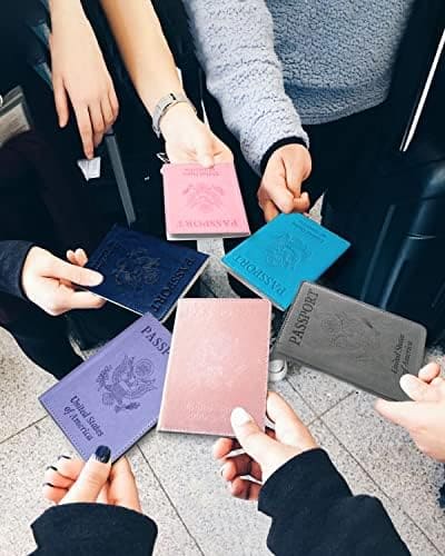 Pink Passport Holder,Passport Holder,Passport Wallet,Passport Cover,Passport Holder Women,Passport Case,Passport,Passport And Vaccine Card Holder Combo,Passport Book