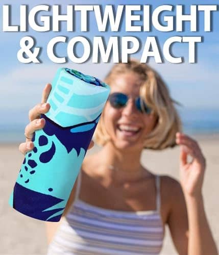 Microfiber Beach Towel – Quick Dry Lightweight Sand Free Oversized Large Towel Accessories Travel Must Have Swim Pool Yoga Camping Gear Summer Cruise Ship Essentials Cloud Compact Sandproof Item Gift