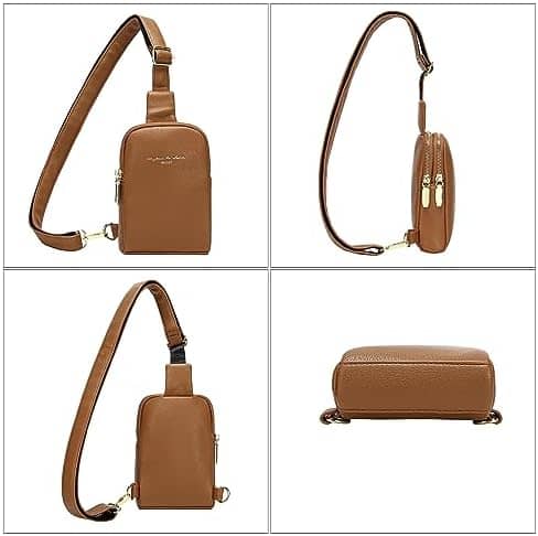 INICAT Small Sling Bag Fanny Packs Crossbody Bags Gifts for Women Men
