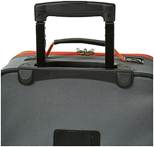 Rockland Fashion Expandable Softside Upright Luggage Set, Charcoal, 2-Piece (14/19)