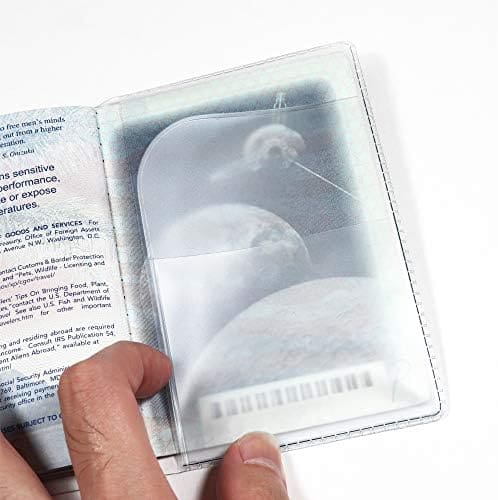 Millennial Essentials unisex-adult Waterproof Clear Passport Cover Plastic Passport Protector Vinyl ID Card Protector Case Holder Travel Pack of 6,