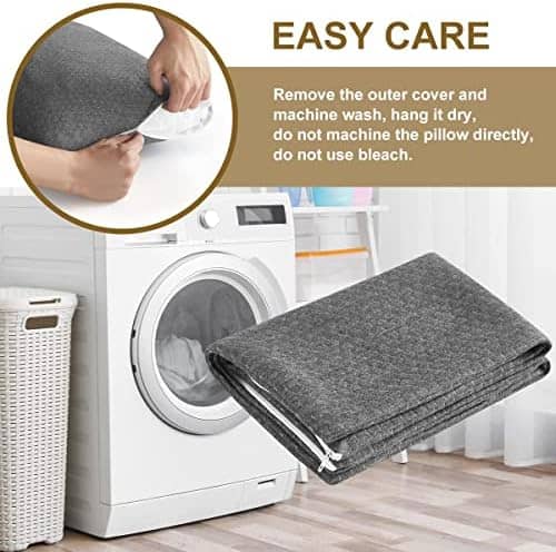 Ivellow Compact Firm Supportive Compressible Pillow, Shredded Memory Foam for Travel, Sleeping, Camping, Adults Kids Outdoor Backpacking Hiking Essential Gear
