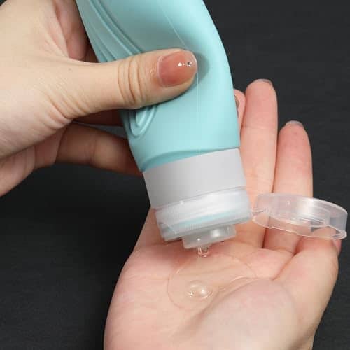 CHEODIN Travel Bottles for Toiletries, 5 Pack TSA Approved Travel Size Containers, 3oz Leak Proof Refillable Travel Accessories for Shampoo Conditioner, BPA Free Travel Bottles with Toiletry Bag