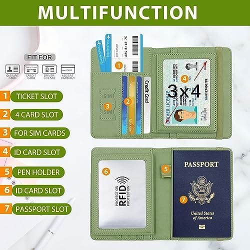 Melsbrinna Rfid Passport Holder