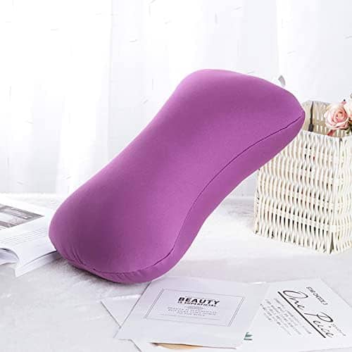 Microbead Pillows 15 X 8 Inch Neck Support Pillows for Sleeping Sleeper Hold Pillow Travel Throw Pillows for Bed Ergonomic Design Head Back Support Rest Cushion Car Seat Column Pillow for Home Office